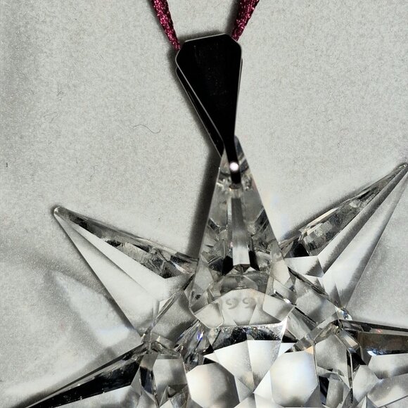 Swarovski 1991 Christmas Ornament 1st Year Release North America Version COA EUC - Picture 4 of 16
